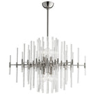 Cyan Canada - 09255 - Six Light Pendant - Quebec - Polished Nickel