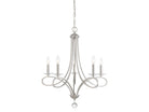 Meridian M10028BN Five Light Chandelier in Brushed Nickel