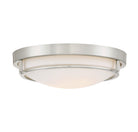 Meridian M60019BN Two Light Flush Mount in Brushed Nickel