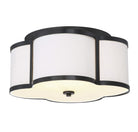 Meridian M60020CBZ Three Light Semi-Flush Mount in Classic Bronze