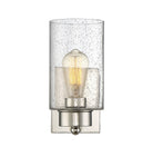 Meridian M90013PN One Light Wall Sconce in Polished Nickel