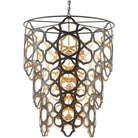 Currey and Company - 9000-0381 - Nine Light Chandelier - Mauresque - Bronze Gold/Contemporary Gold Leaf