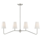 Meridian M10078BN Four Light Chandelier in Brushed Nickel