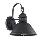 Meridian M50016BK One Light Outdoor Wall Sconce in Matte Black