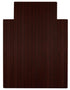 Dark Cherry Chair Mat Standard Bamboo with lip