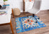 Las Cruces 1/2 Chair Mat Blue & Orange