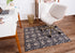 Alhambra 1/4 Chair Mat Black & Gray