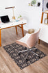 Alhambra 1/2 Chair Mat Black & Gray