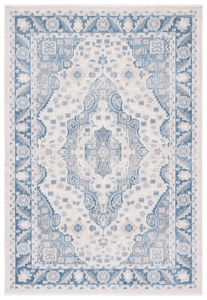 Blair Washable BLR208B Beige / Grey Blue