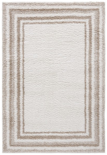 Border & Stripe Shag BSP251A Ivory / Beige