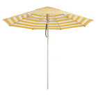 2.8m marigold Caspar Patio Umbrella by Basil Bangs with UPF50+ protection, marine-grade frame, and sleek design for durable outdoor elegance.