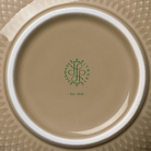 Lyngby Porcelæn 201850 Rhombe Earth Serving Bowl in Clay