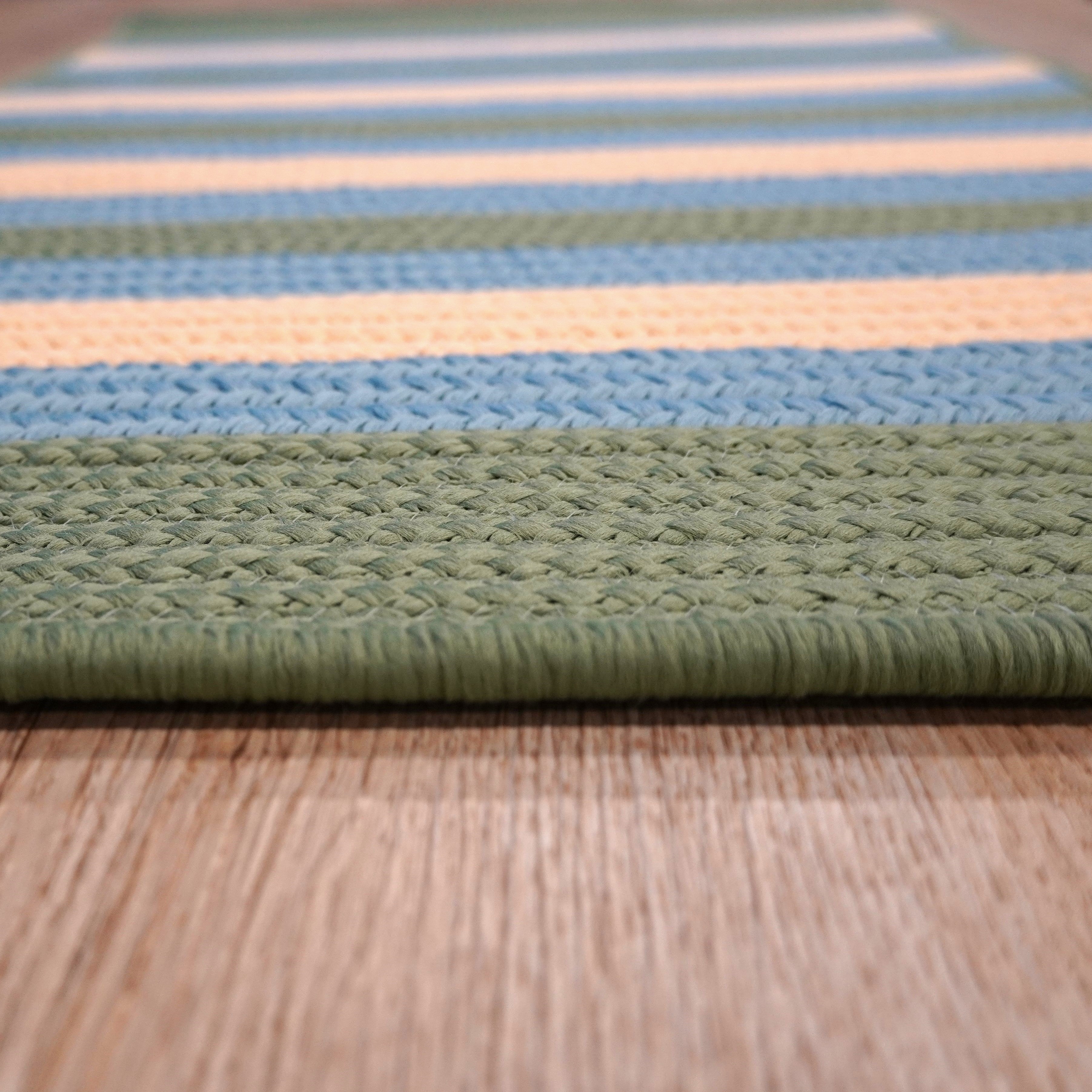 Reed Stripe Square Seafoam ED95