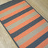 Reed Stripe Square Rusted Grey ED96