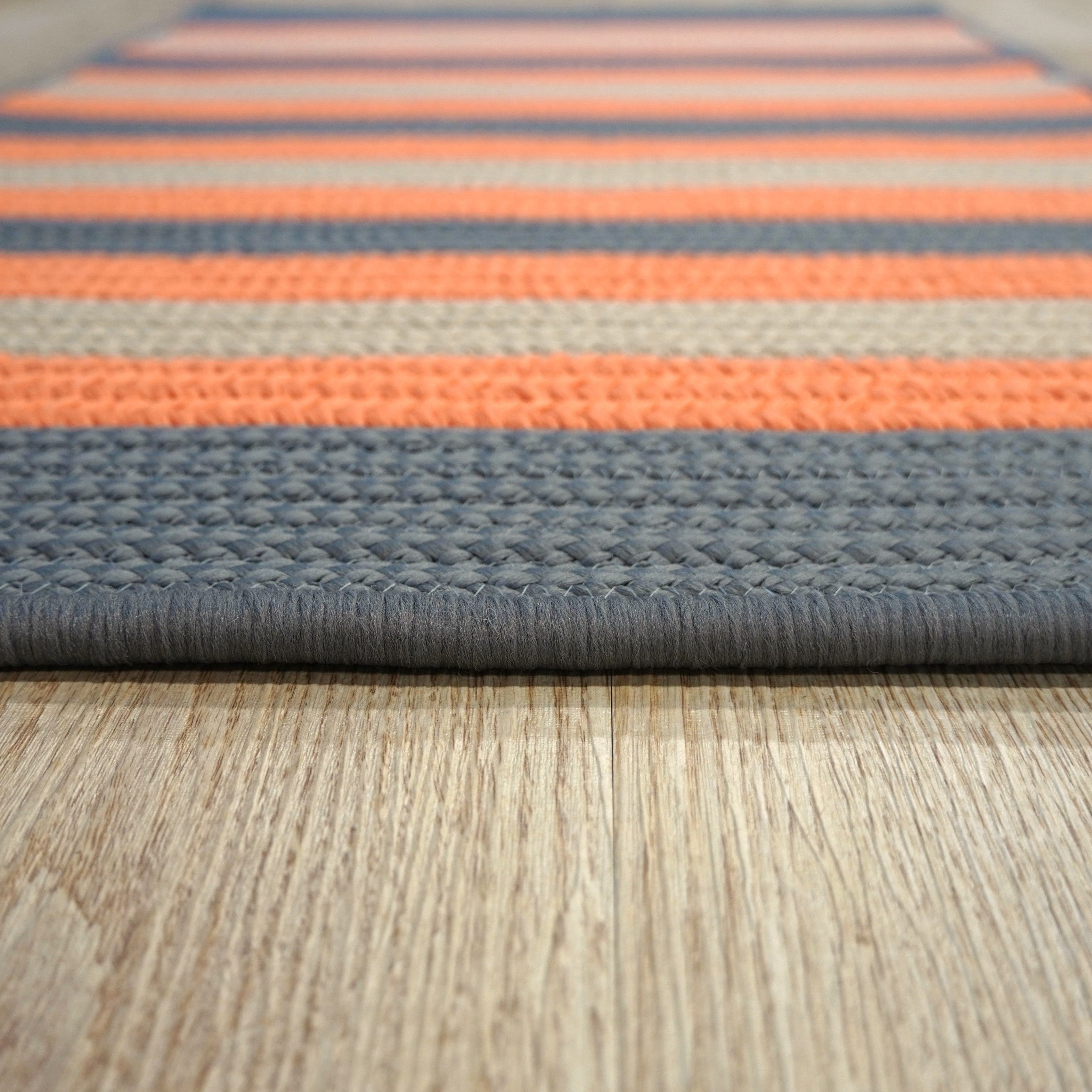 Reed Stripe Square Rusted Grey ED96