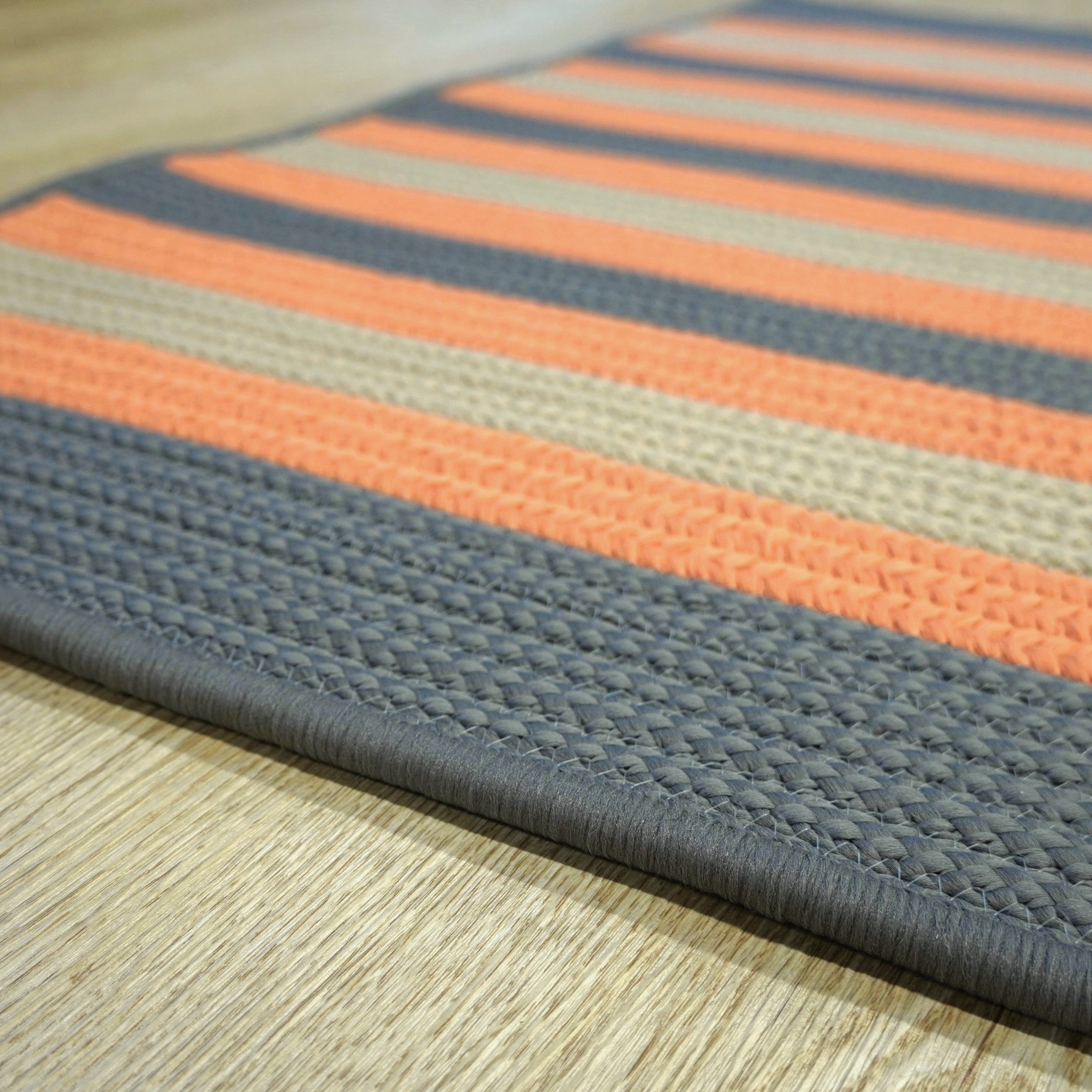 Reed Stripe Square Rusted Grey ED96