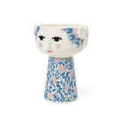 Bjørn Wiinblad 56590 Eva Vase in Blue/Rose