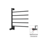 P&Bhusri G06-M-PBN-XM G06 Towel Warmer in PVD Polished Black Nickel