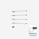 P&Bhusri G26-L-BNI-XY G26 Towel Warmer in PVD Brushed Nickel