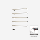 P&Bhusri G26-XL-BNI-XY G26 Towel Warmer in PVD Brushed Nickel