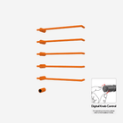 P&Bhusri G26-XL-SOR-XY G26 Towel Warmer in Sienna Orange