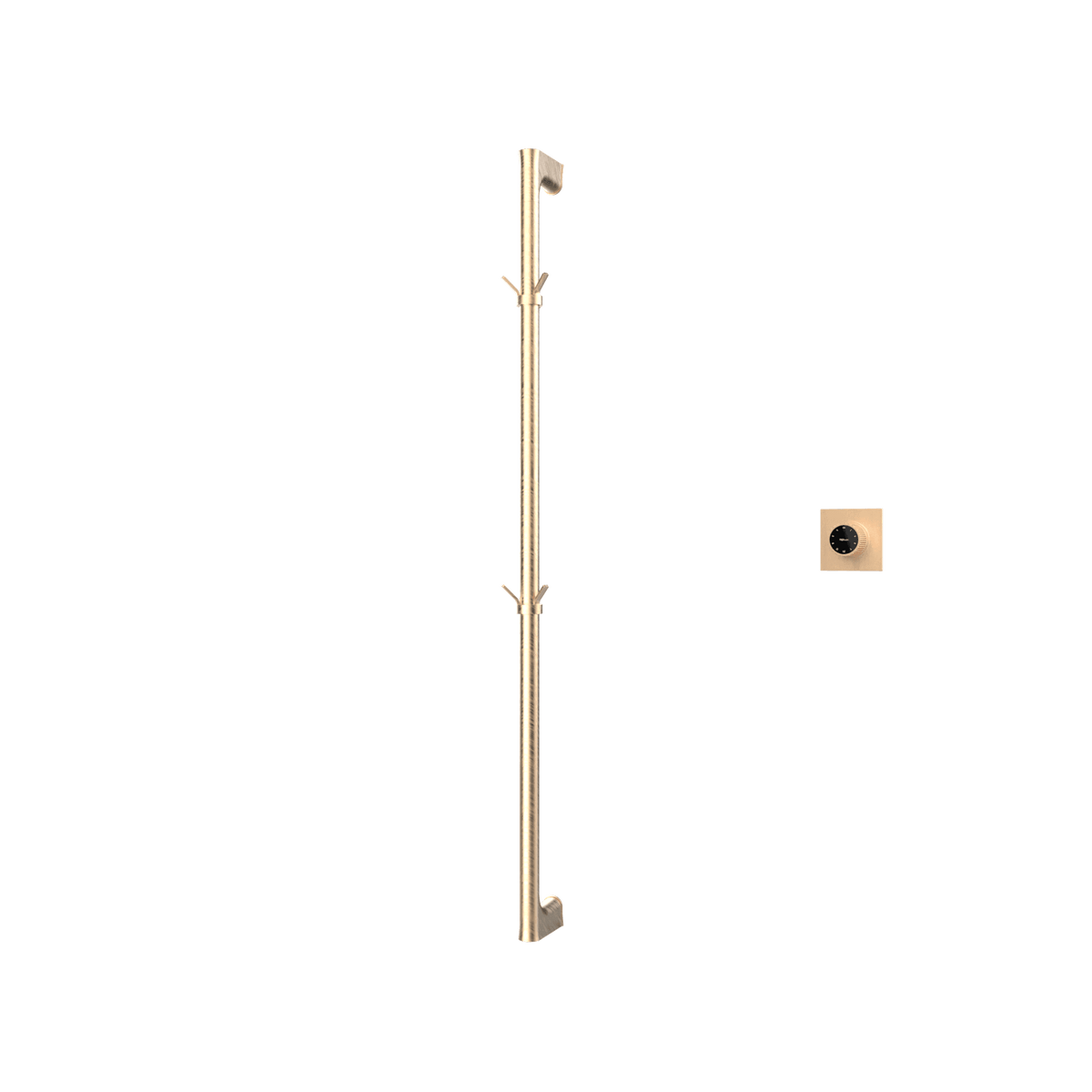 P&Bhusri G27-M-BBZ-XM G27 Towel Warmer in PVD Brushed Bronze