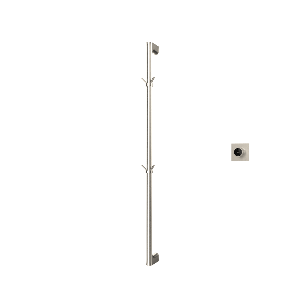 P&Bhusri G27-M-BNI-XM G27 Towel Warmer in PVD Brushed Nickel