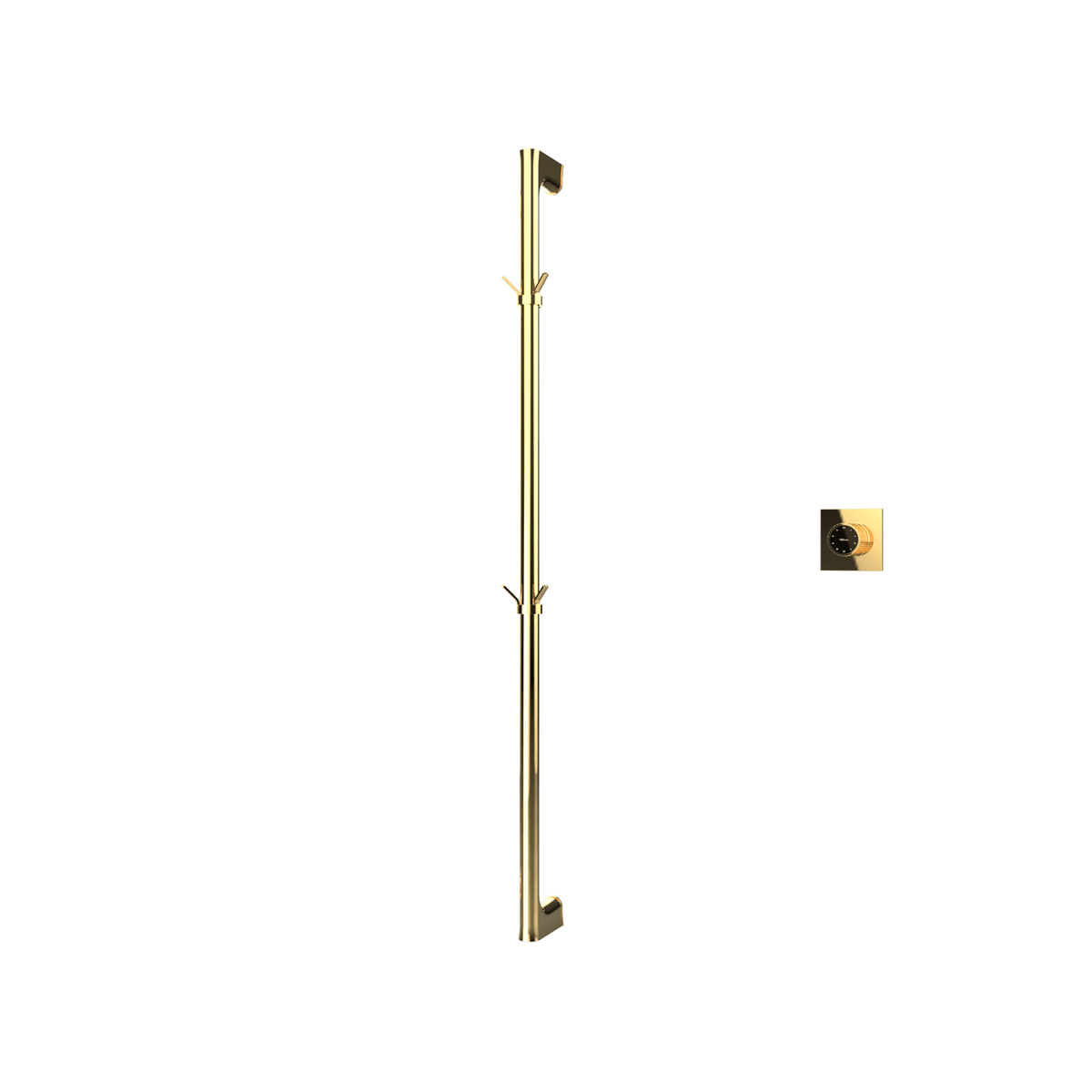 P&Bhusri G27-M-LGD-XM G27 Towel Warmer in PVD Polished Luxury Gold