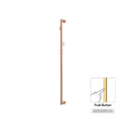 P&Bhusri G28-M-BRG-N G28 Towel Warmer in PVD Brushed Rose Gold