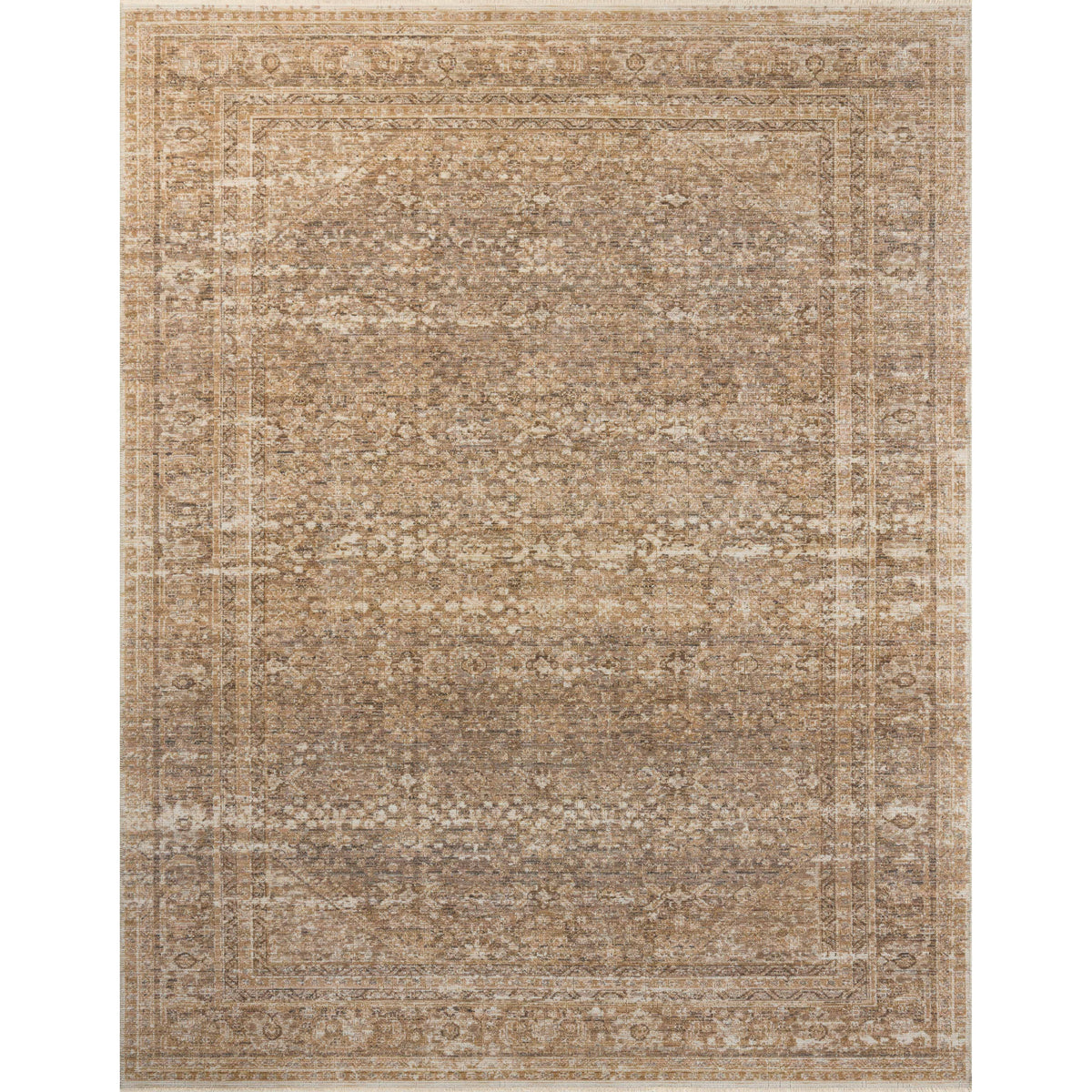 Heritage HER-01 Clay / Natural Area Rug – The Rug District