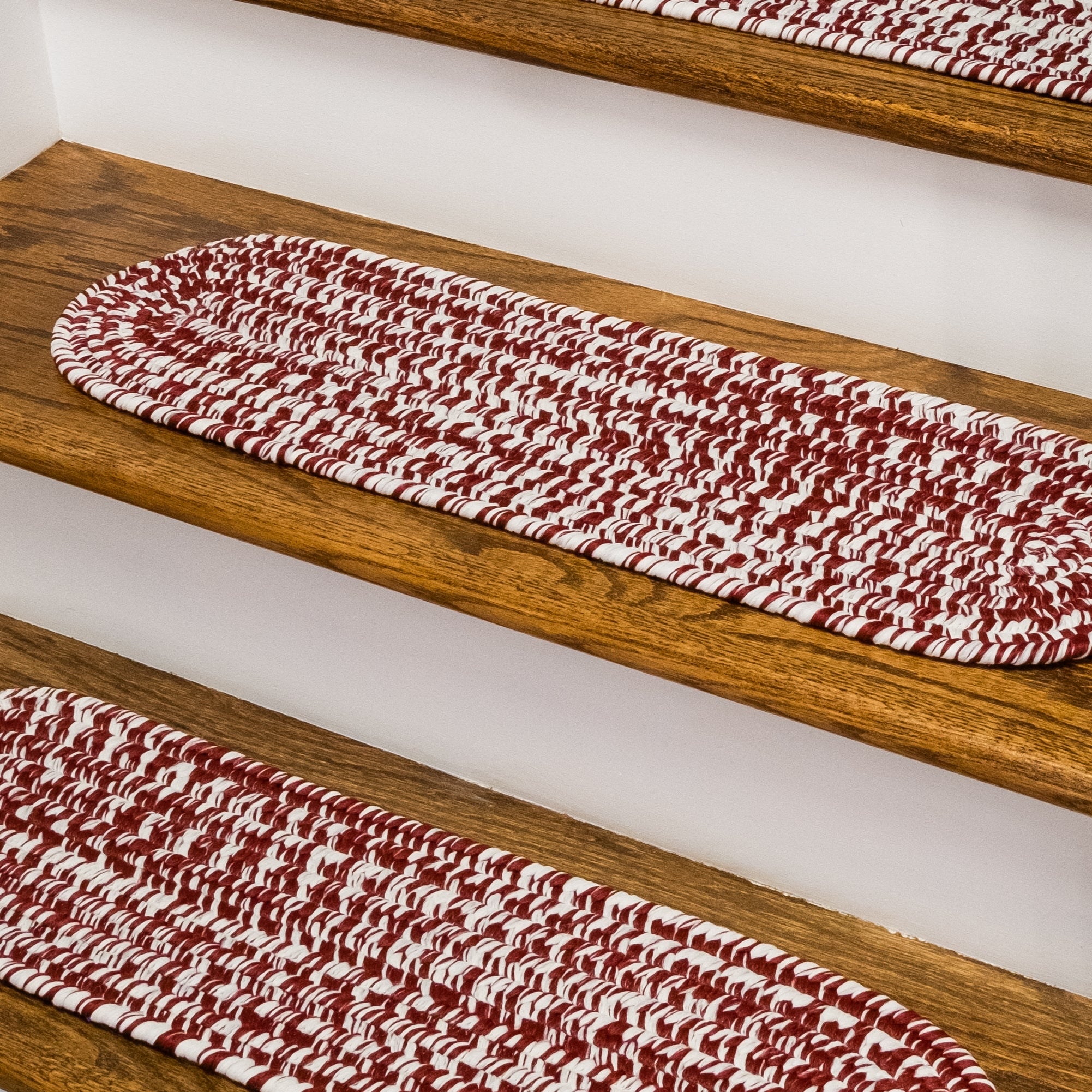 Howell Tweed Stair Treads Red HW57