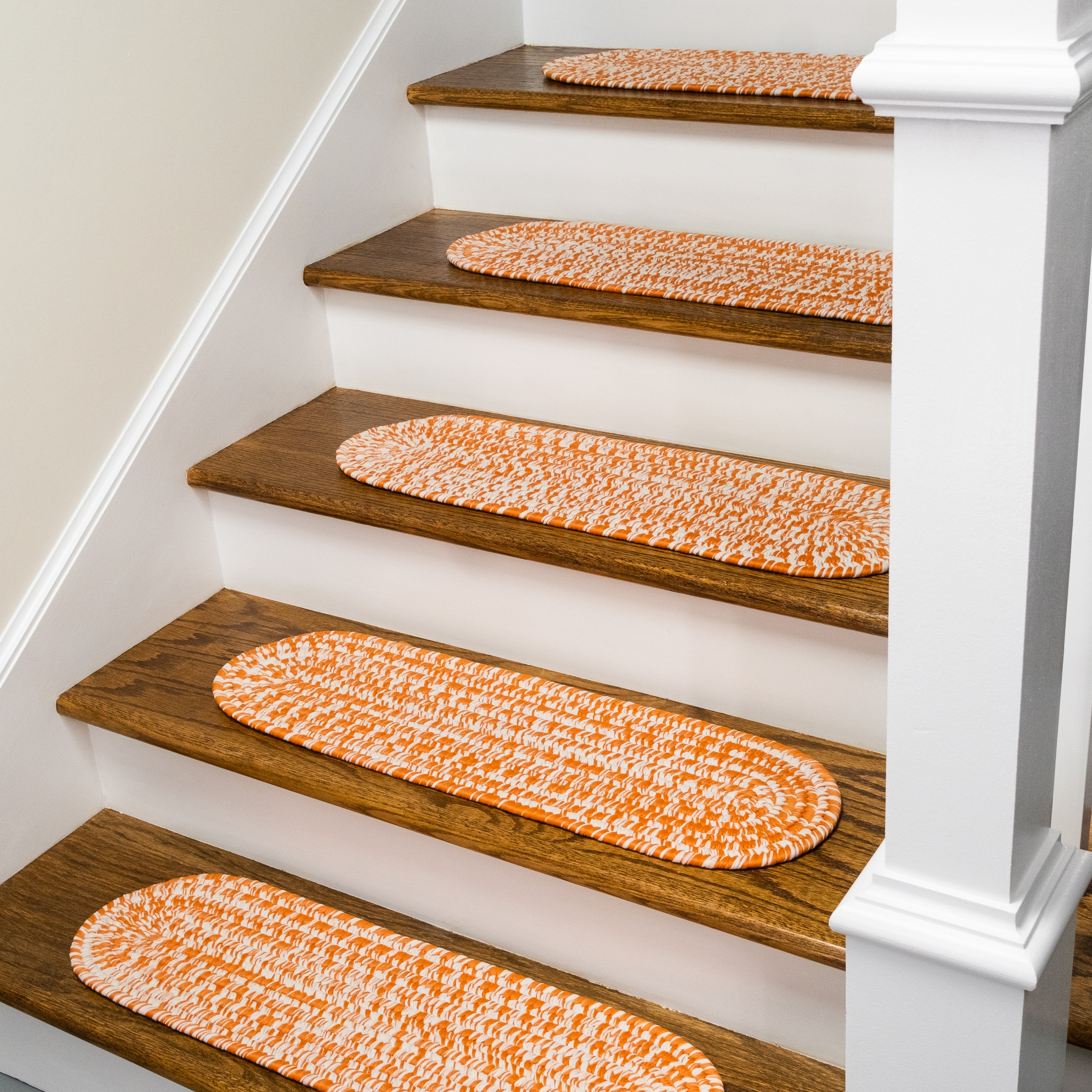 Howell Tweed Stair Treads Orange HW73