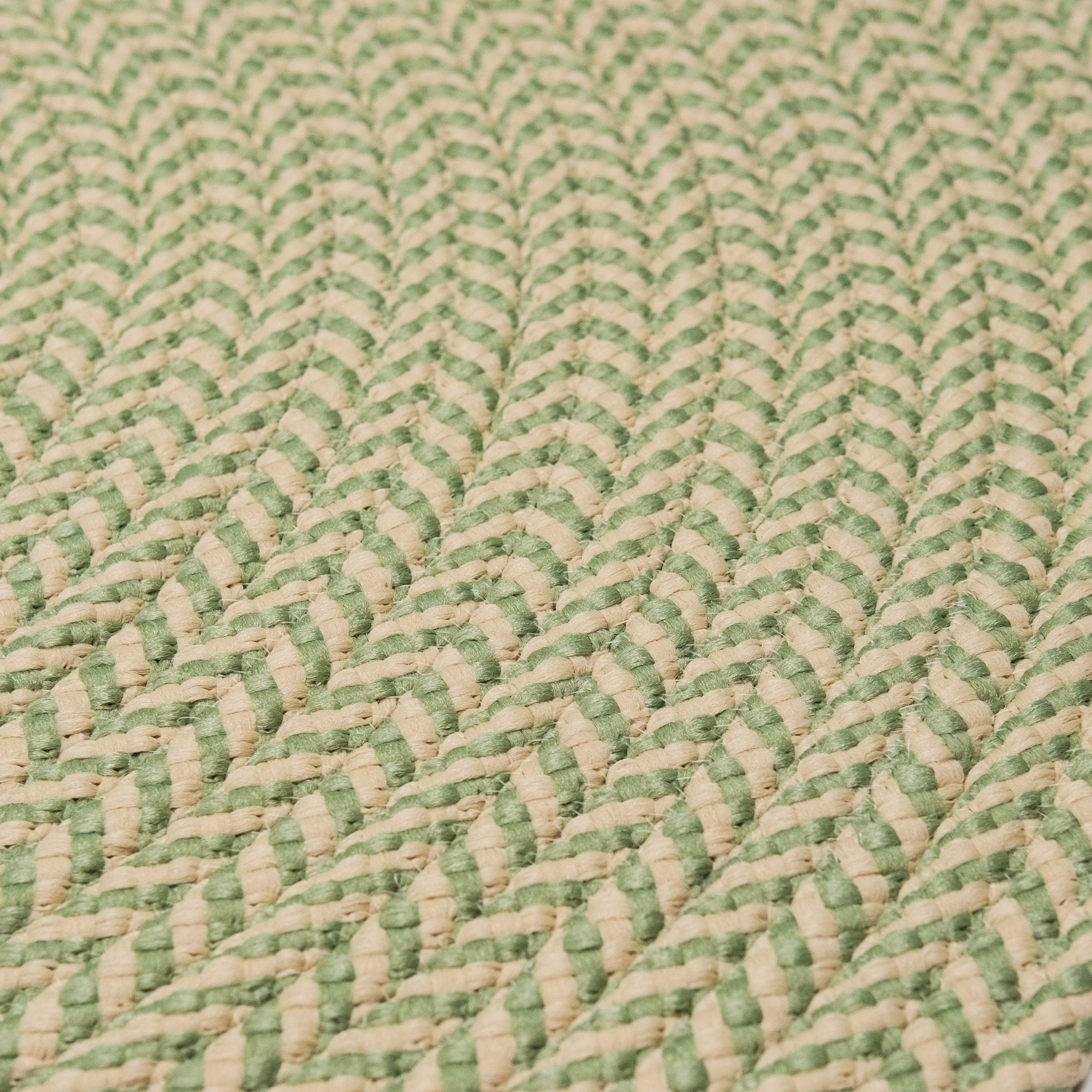 Ibiza Woven Chevron Doormats Palm IB01