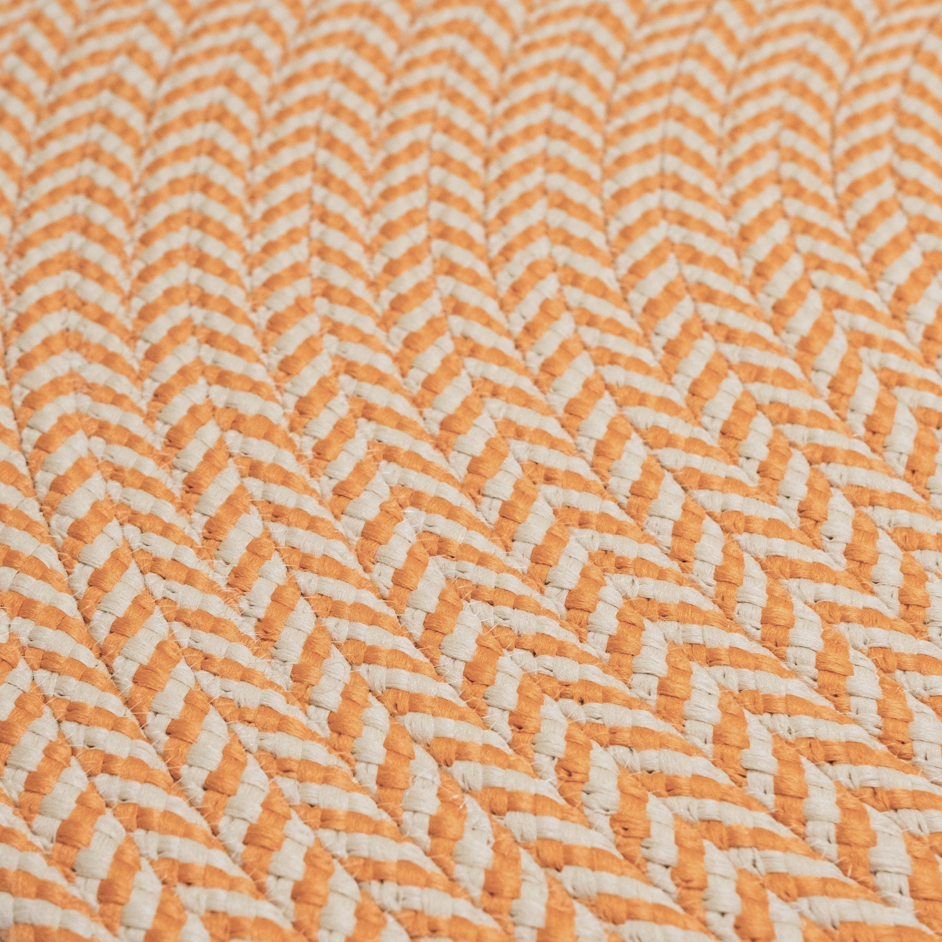 Ibiza Woven Chevron Rugs Rust IB08