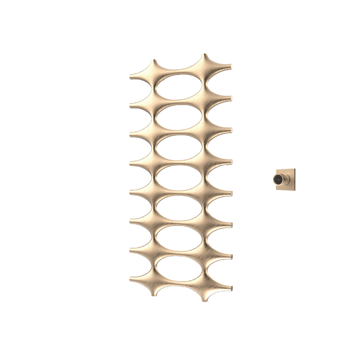 P&Bhusri K015-L-BBZ-XM K015 Towel Warmer in PVD Brushed Bronze