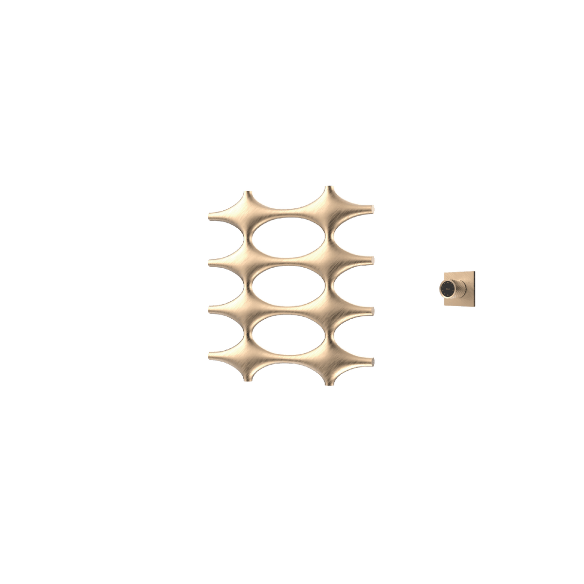 P&Bhusri K015-S-BBZ-XM K015 Towel Warmer in PVD Brushed Bronze