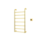 P&Bhusri K05-M-BBR-XM K05 Towel Warmer in PVD Brushed Brass