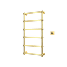 P&Bhusri K06-L-BBR-XM K06 Towel Warmer in PVD Brushed Brass