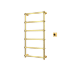 P&Bhusri K06-L-BLG-XM K06 Towel Warmer in PVD Brushed Luxury Gold