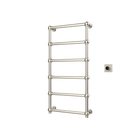 P&Bhusri K06-L-BNI-XM K06 Towel Warmer in PVD Brushed Nickel