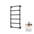 P&Bhusri K06-L-PBN-XK K06 Towel Warmer in PVD Polished Black Nickel