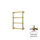 P&Bhusri K06-M-24K-XK K06 Towel Warmer in PVD 24K Gold