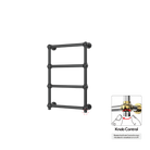 P&Bhusri K06-M-BBN-XK K06 Towel Warmer in PVD Brushed Black Nickel