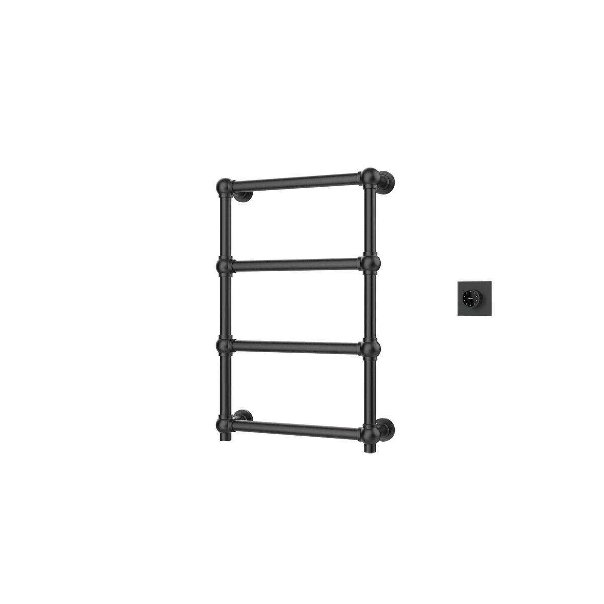 P&Bhusri K06-M-BBN-XM K06 Towel Warmer in PVD Brushed Black Nickel