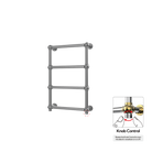 P&Bhusri K06-M-GML-XK K06 Towel Warmer in PVD Gun Metal