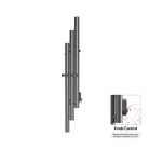 P&Bhusri K102-M-GML-XK K102 Towel Warmer in PVD Gun Metal