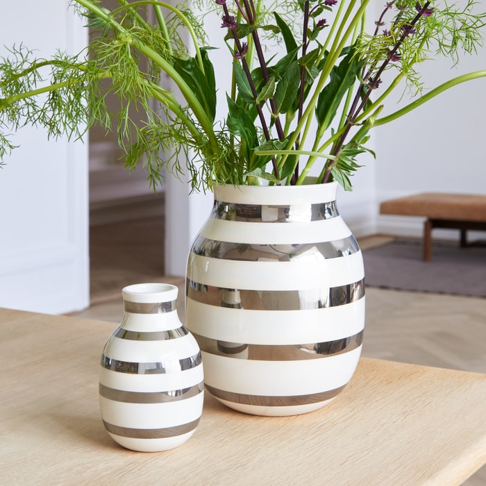 Kähler 691791 Omaggio Vase in Silver