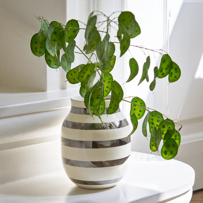 Kähler 691791 Omaggio Vase in Silver