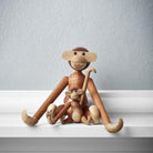 Kay Bojesen 39249 Monkey Wooden Figurine in Teak/Limba