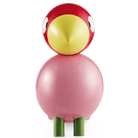 Kay Bojesen 39400 Songbird Wooden Figurine in Rose/Red